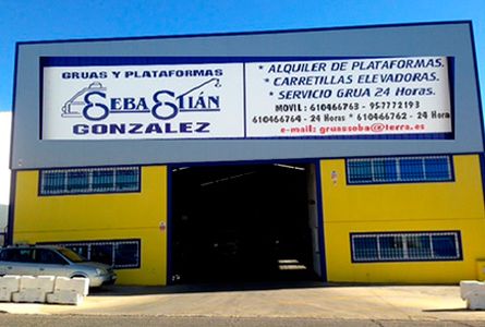 Plataformas y Grúas Sebastián González fachada